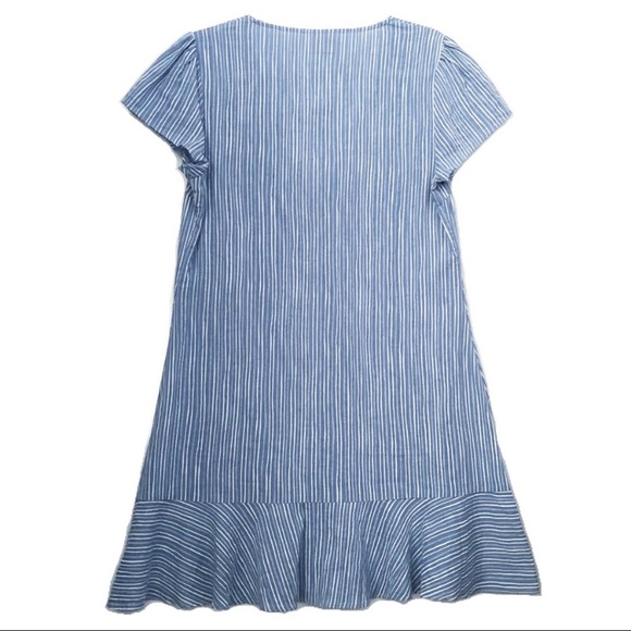 NEW Showpo Don’t Mention It Dress Blue Button 8 - Picture 4 of 11